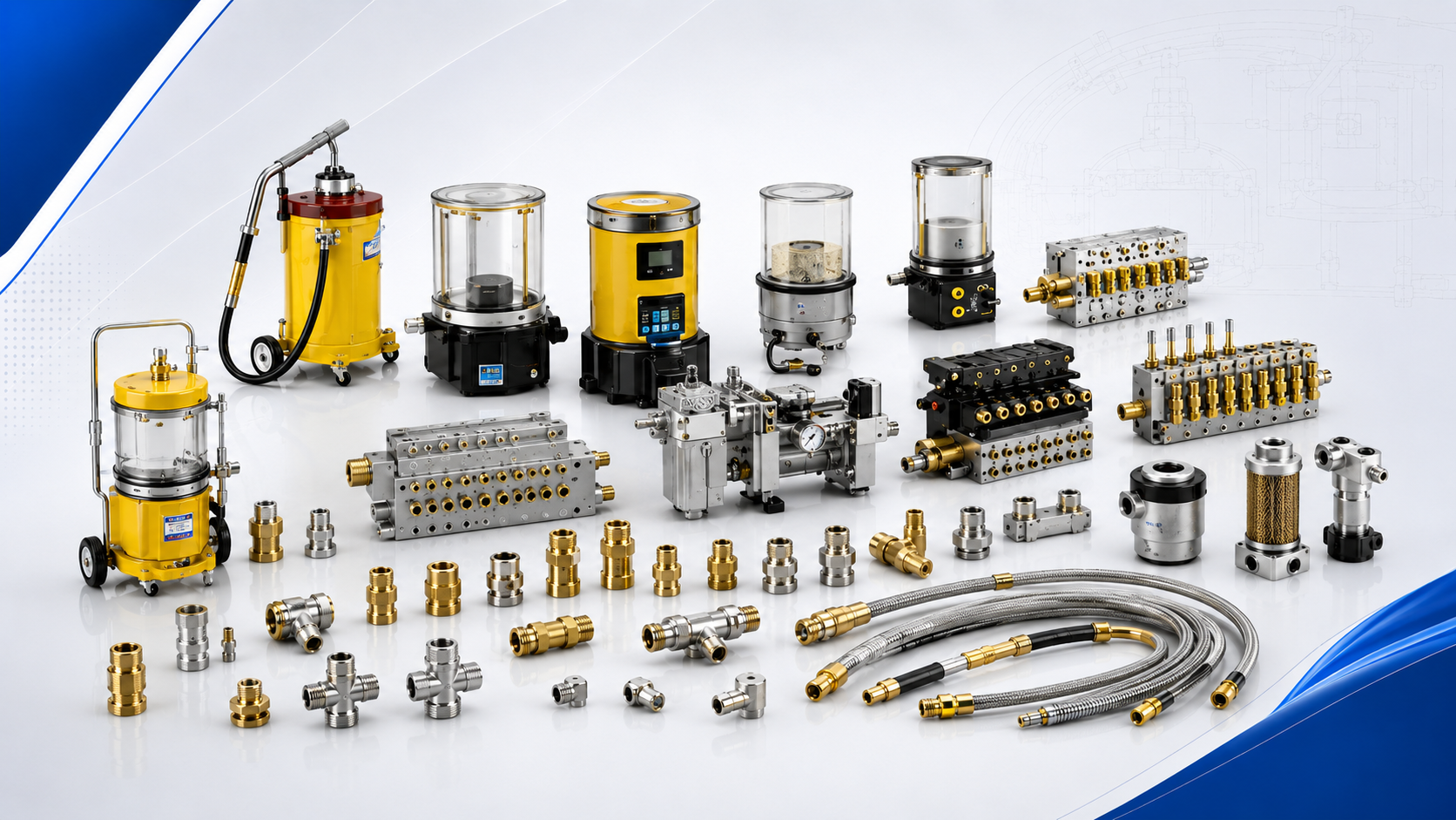 Sistema de lubrificação industrial centralizada